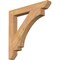 Ekena Millwork Imperial Slat Smooth Bracket, Western Red Cedar, 3 1/2"W x 28"D x 28"H BKT04X28X28IMP06SWR - alternate 1